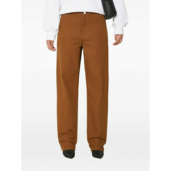 カーハート レディース カジュアルパンツ ボトムス Patch-pocket trousers Brown|asty