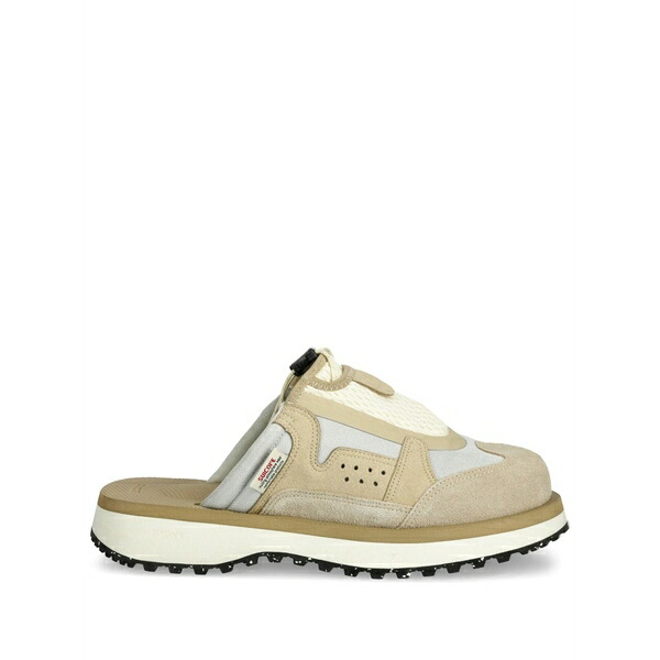 スイごはん炊き メンズ サンダル シューズ Panelled slides Neutrals