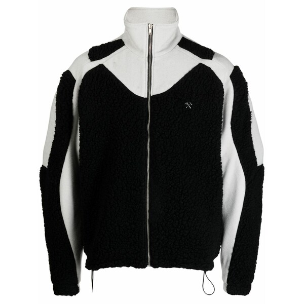 ゲーエムベーハー メンズ 上衣＆上衣 アウター Ercan funnel-neck fleece jacket Grey メンズファッション-コート・ジャケット