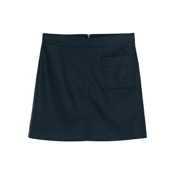 マルコポーロ レディース スカート ボトムス Pocket-detail mini skirt Blue|asty