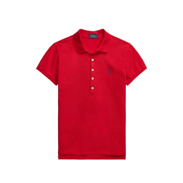 ラルフローレン レディース スポーツシャツ トップス Buttoned polo shirt Red