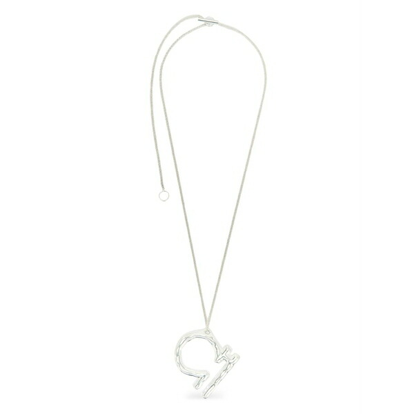ジル・サンダー メンズ 首飾り・チョー鉄道車両 佩び物 Zodiac-pendant silver necklace Silver