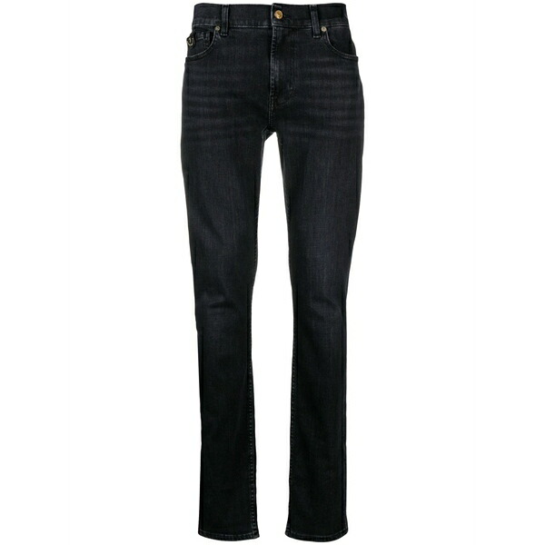 7フォーオールマンカインド メンズ デニムパンツ ボトムス Mid-rise skinny jeans Black