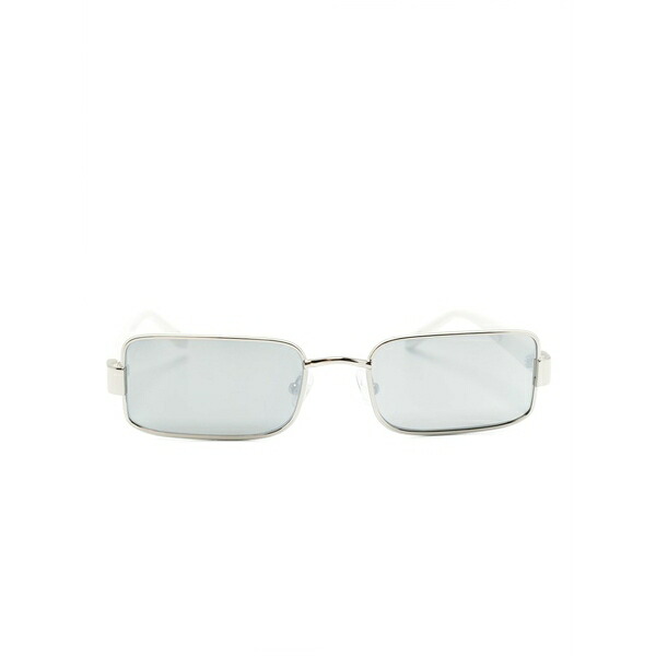 リンダ ファロー レディース サングラス＆アイウェア アクセサリー Rectangle-frame metallic sunglasses Silver｜asty 59,840円