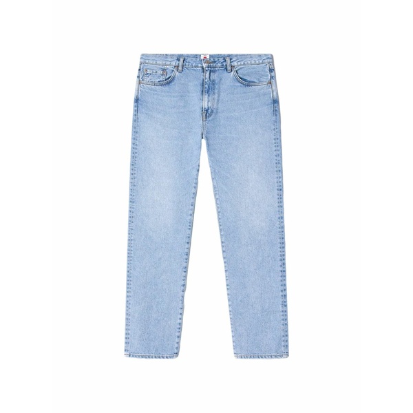 エドウィン メンズ デニムパンツ ボトムス Logo-patch jeans Blue｜asty