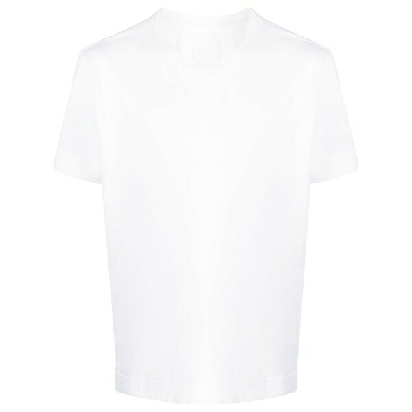 ジバンシー メンズ ティーシャツ トップス 4g-embroidered cotton t-shirt White