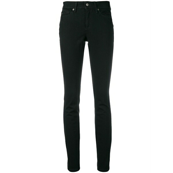 カンビオ レディース 心地好いズボン下 ボトムス Slim fit trousers Black