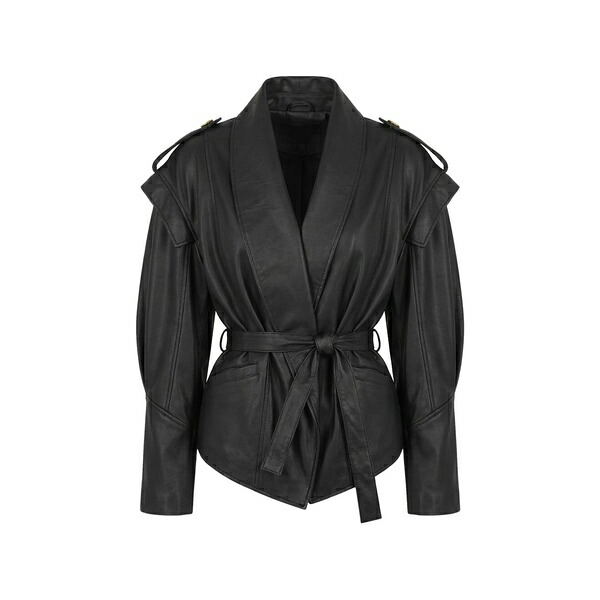 ヴィコロ レディース 上衣＆上衣 アウター Belted jacket Black