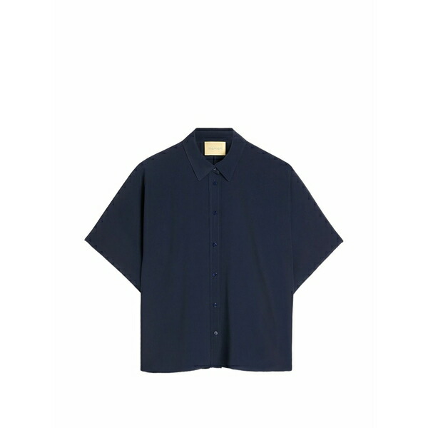 モモン レディース プルオーバー トップス Brooklyn short-sleeve shirt Blue