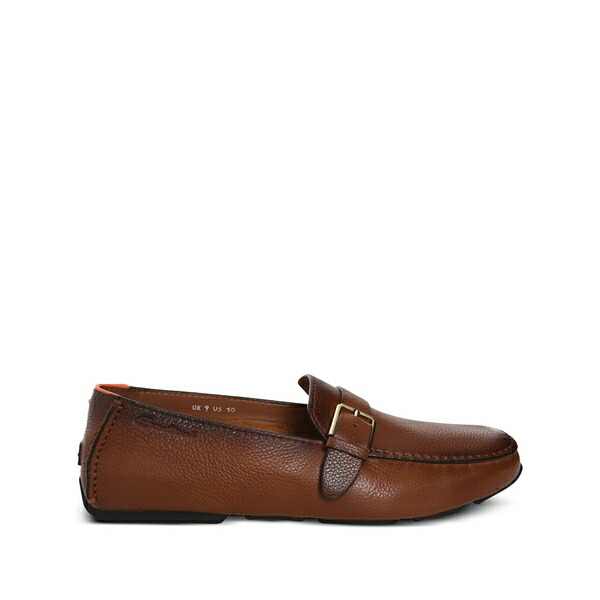 サントーニ メンズ スリッポン・ローファー シューズ Hamel loafers Brown