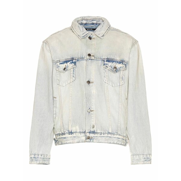 スビ メンズ 上衣＆上衣 アウター Oh g phase out stencil denim jacket Blue