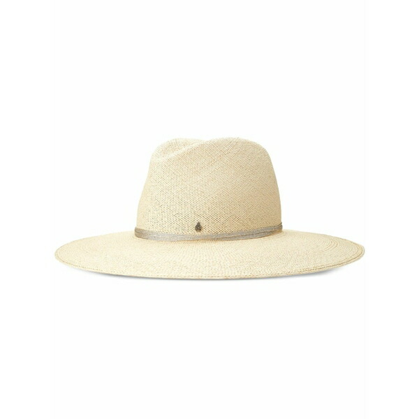 メゾンミッシェル  メンズ かぶり笠 添え物 Zango straw fedora hat Neutrals