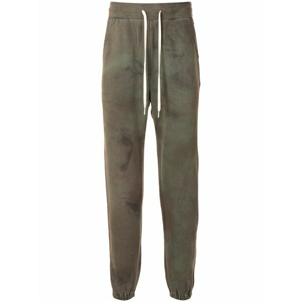 ジョン・エリオット メンズ 心地よいズボン下 ボトムス Tie-dye print track pants  Green