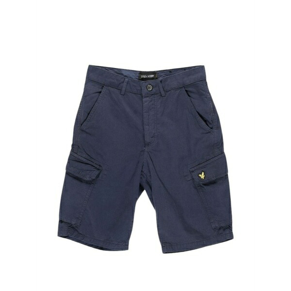 ライルアンドスコット メンズ 心地好いズボン下 ボトムス Button-fastening cargo shorts Blue