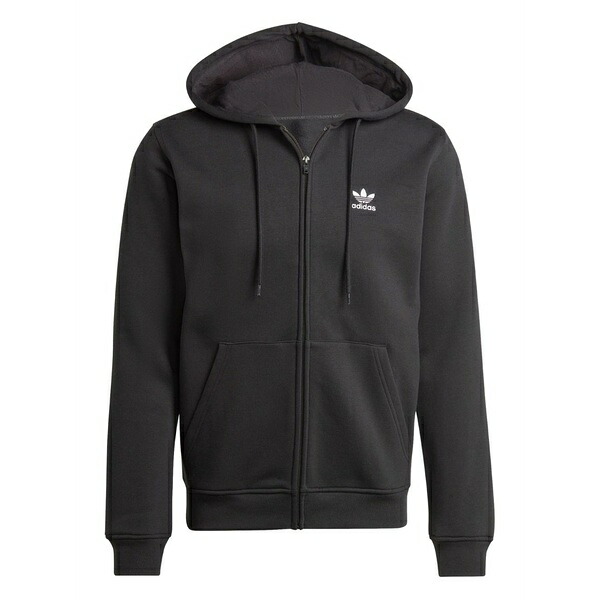 アディダス メンズ パーカー・スウェットシャツ アウター Zip hoodie Black