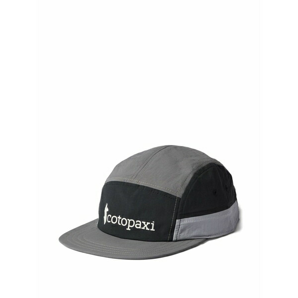 コートパクシー メンズ かぶり笠 添え物 Tech logo-print panelled cap Grey