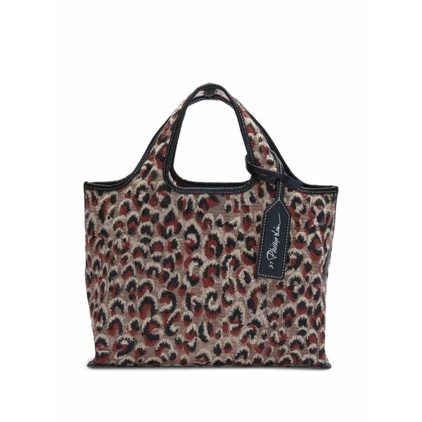 スリーワンフィリップリム レディース トートバッグ 御徒面子 Leopard-print tote bag Neutrals