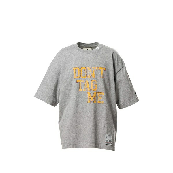 ミハラヤスヒロ メンズ ティーシャツ トップス Don\u0027t tag me drop-shoulder t-shirt Grey