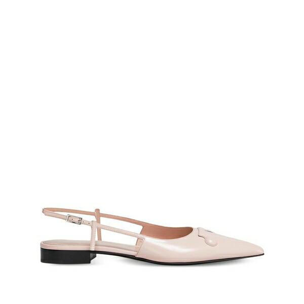 マルニ レディース パンプス シューズ Slingback pointed-toe flats Pink