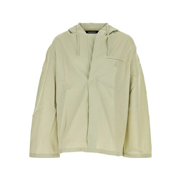 ジャクエムス メンズ 上衣＆上衣 アウター Marino hooded jacket Green