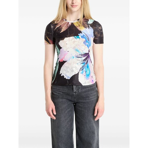 デジグアル レディース ティーシャツ トップス Viena t-shirt Black