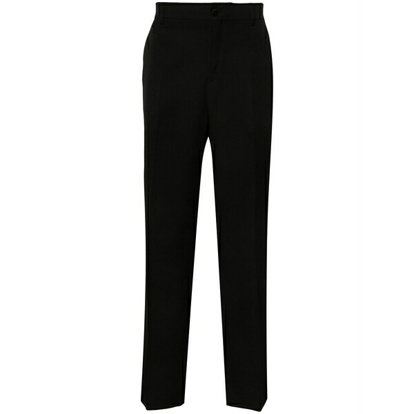 ゴールデングース メンズ 心地よいズボン下 ボトムス Straight-leg wool trousers Black