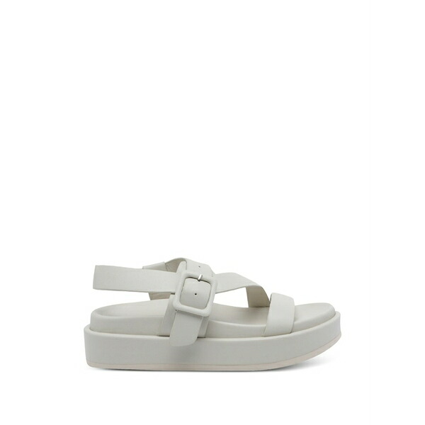 パロマ バルセロ レディース サンダル シューズ Buckle-fastening round-toe sandals White