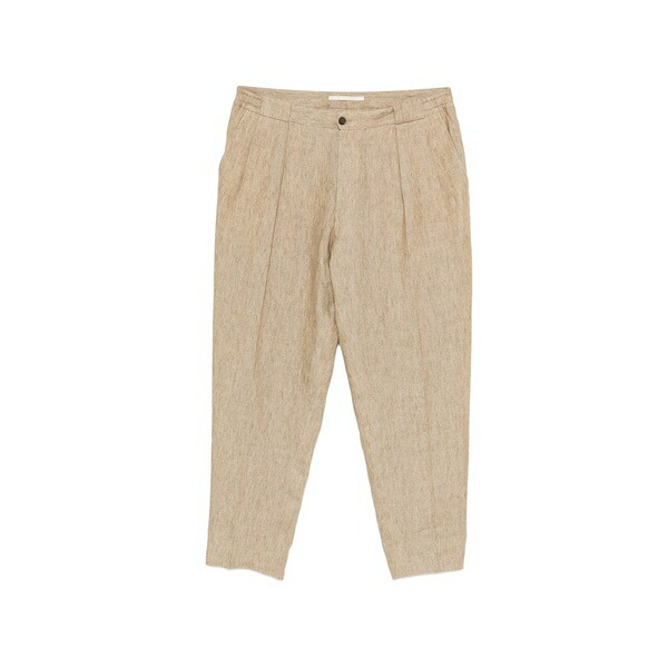 ブリ後ろ側 1949 メンズ 心地好いズボン下 ボトムス Portobellos pleated trousers Neutrals