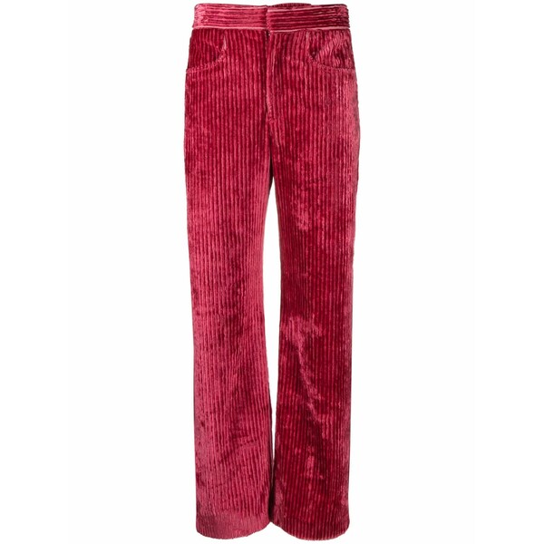 イザ呼びりん マラン レディース 心地よいズボン下 ボトムス Rwan cordoroy-finish trousers Pink