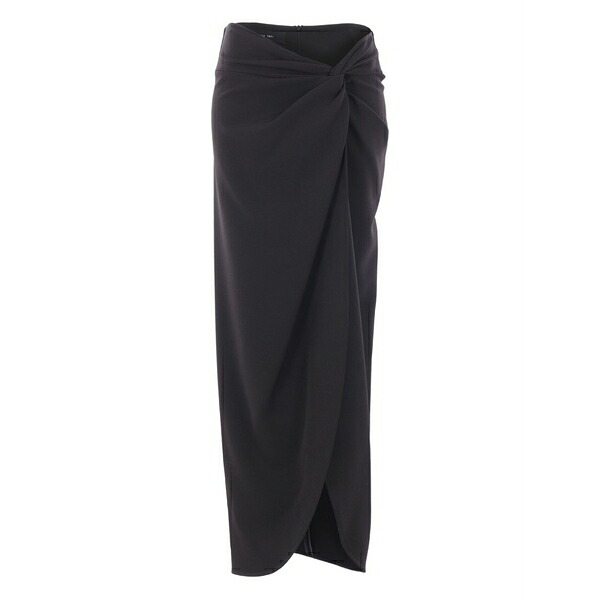 フェデリカ・トシ レディース スコート ボトムス Copricostume knotted MIDI skirt Black