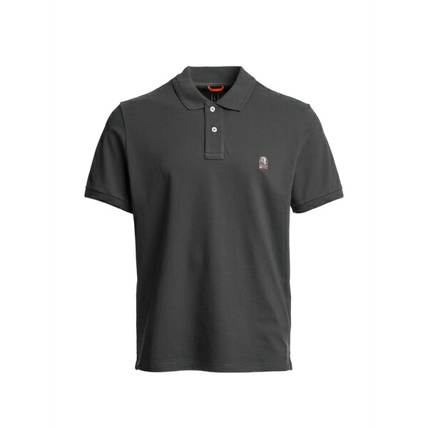 パラジャンパーズ メンズ スポーツシャツ トップス Logo-patch polo shirt Grey
