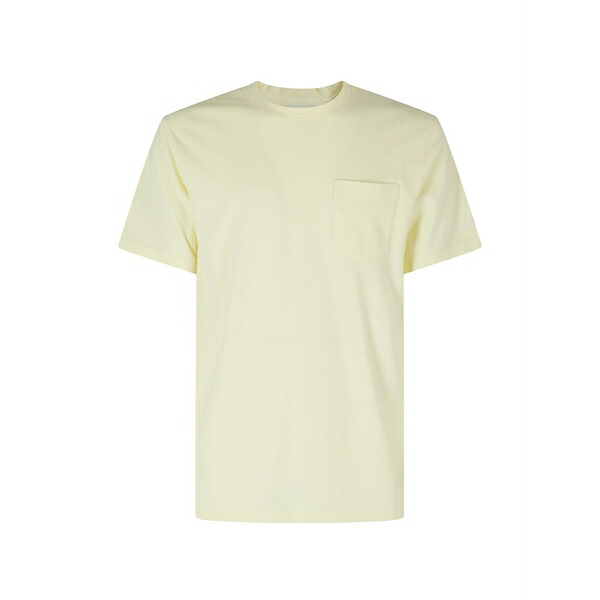 エムシーツーセイントバース メンズ ティーシャツ トップス Bakewell chest-pocket t-shirt Yellow