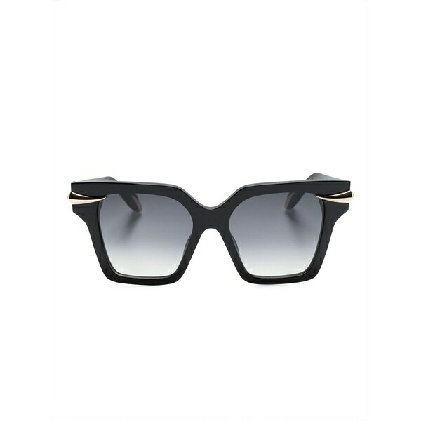 ロベルトカヴァリ メンズ サングラス・アイウェア 佩び物 Square-frame gradient-lenses sunglasses Black