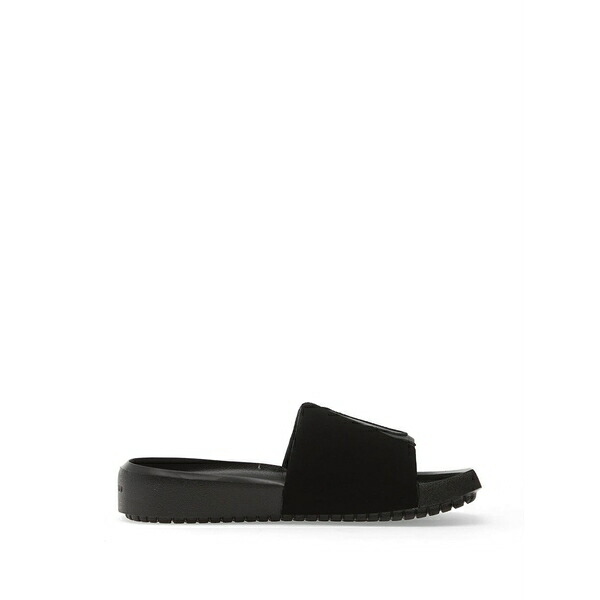 ジョーダン レディース サンダル シューズ Nola logo-embossed slides Black