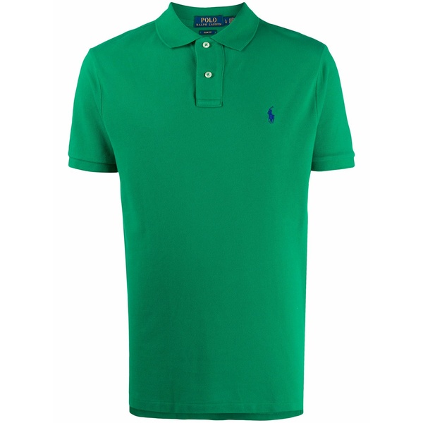 ラルフローレン メンズ スポーツシャツ トップス Logo-embroidered polo shirt Green