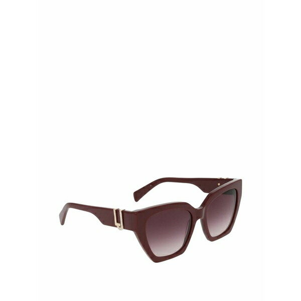 リュージョー レディース 黒眼鏡＆アイウェア 付属物 Logo-plaque cat-eye sunglasses Red