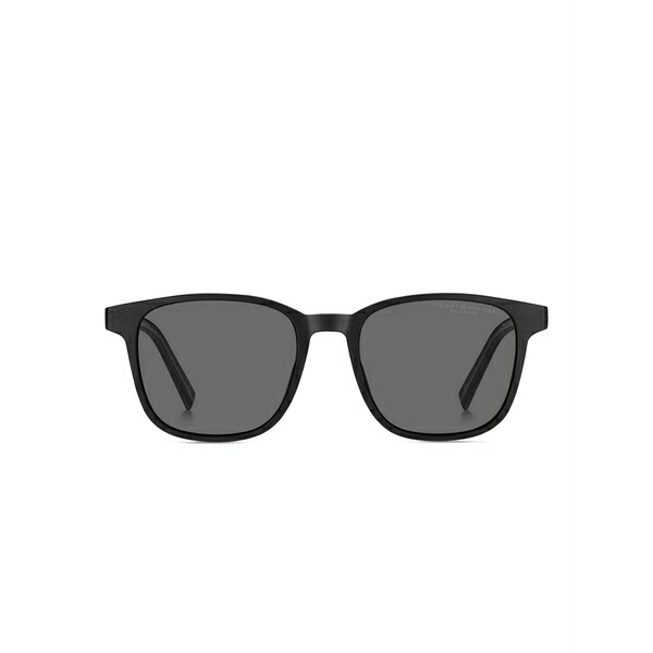 トミー ヒルフィガー メンズ サングラス・アイウェア 付属物 Rectangle-frame sunglasses Black