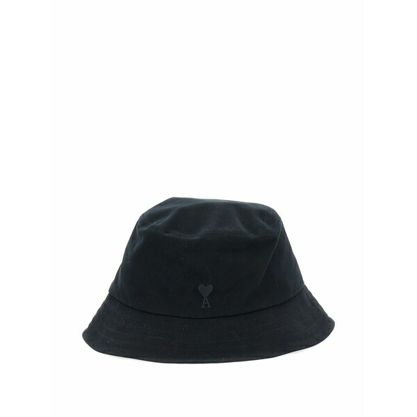 意中の女 メンズ 鳥打ち帽 付属物 Ami de coeur cotton bucket hat Black