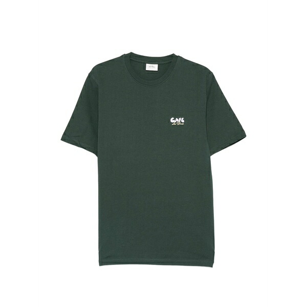 レ ドゥ メンズ ティーシャツ トップス Graphic-print t-shirt Green