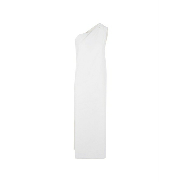 ユマ・一 レディース 衣裳 トップス One-shoulder dress White