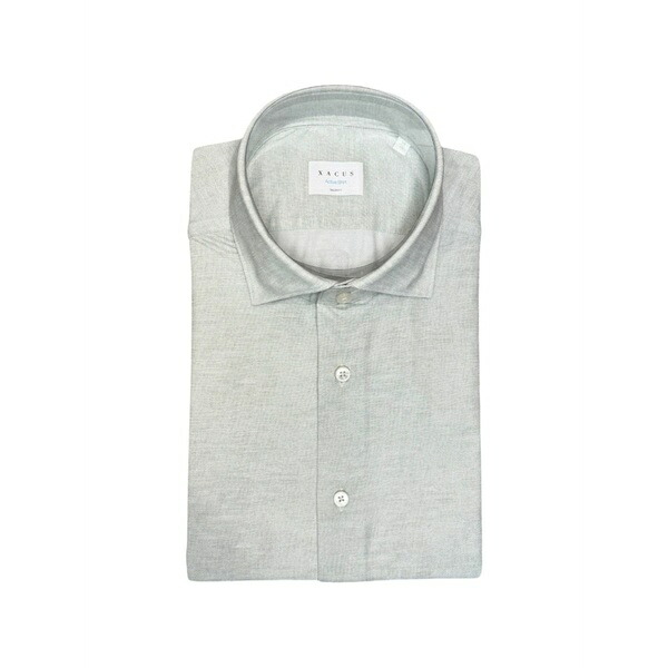 ザカス  メンズ プルオーバー トップス Active shirt tailored-fit shirt Green