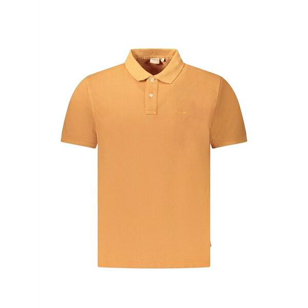 ペペジーンズ メンズ スポーツシャツ トップス Short-sleeve cotton polo shirt Orange
