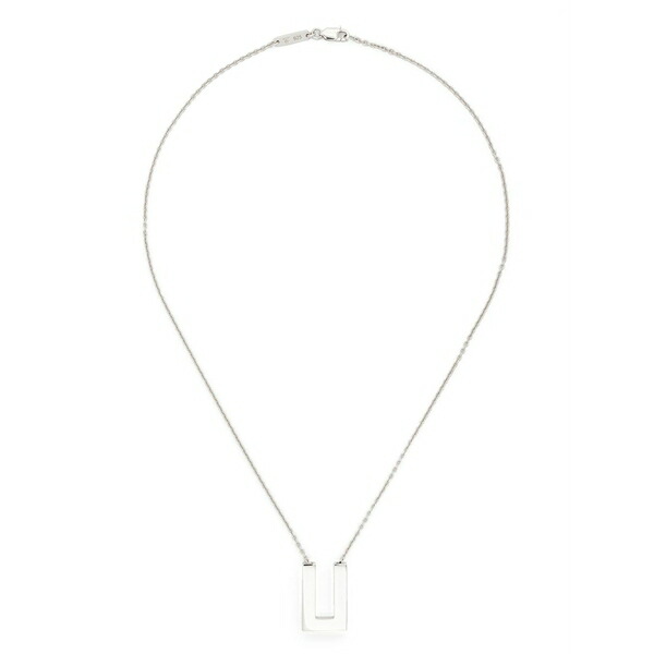 トム木材 メンズ 頸飾り・チョー鉄道車両 添え物 Square pendant necklace Silver