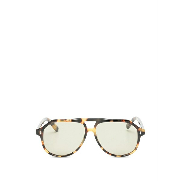 チミ メンズ サングラス・アイウェア 付属物 Sally pilot-frame sunglasses Brown