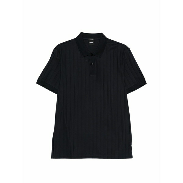主任者 メンズ スポーツシャツ トップス Buttoned polo shirt Blue