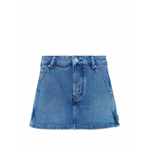 アレキサンダーワン レディース 心地よいズボン下 ボトムス High-rise carpenter skort Blue