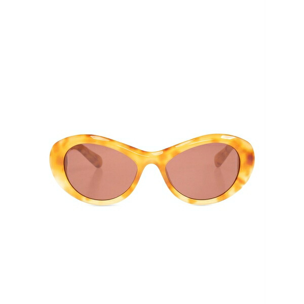 ジャクエムス レディース 黒眼鏡＆アイウェア 佩び物 Oval-frame sunglasses Yellow