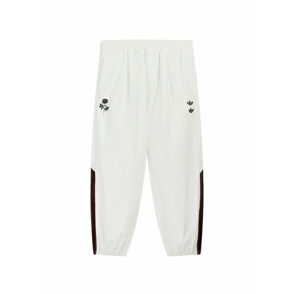 アディダス レディース 心地よいズボン下 ボトムス X willy chavarria logo-print track pants White