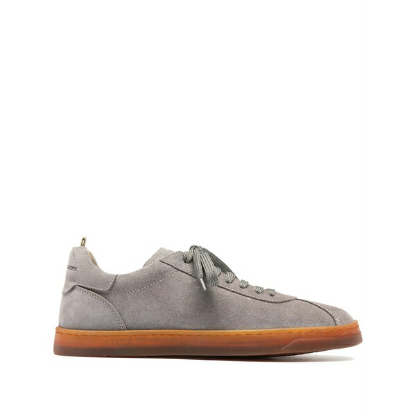オフィチーネ 創作的 レディース スニーカー シューズ Karma lace-up suede sneakers Grey