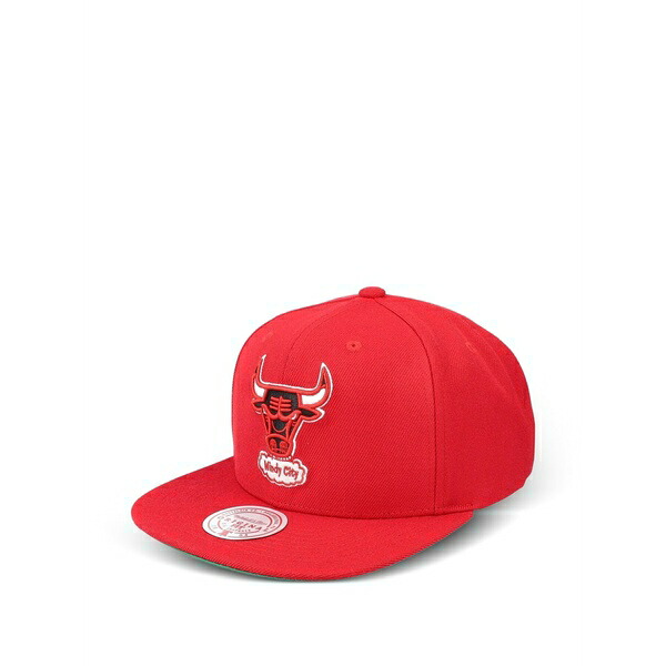 ミッチェル&ネス メンズ 帽子 アクセサリー Chicago bulls hardwood classics team ground 2.0 cap Red｜asty